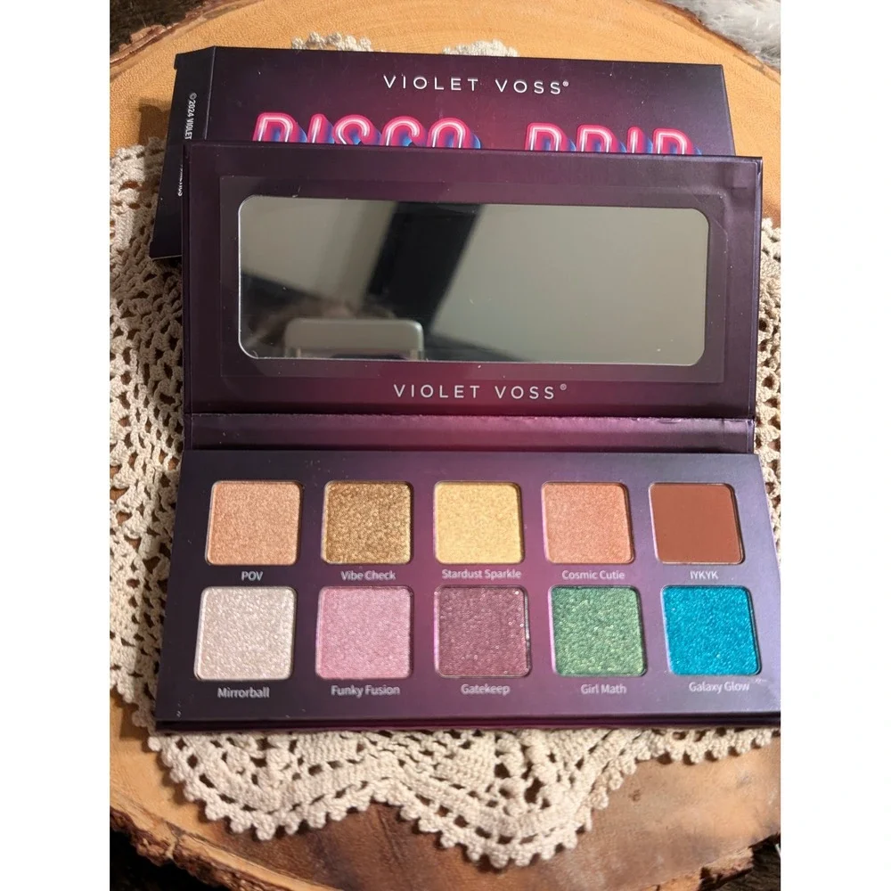 Violet Voss Disco Drip Eye Shadow Palette 10 Shades Shimmer Matte New